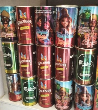 Juice Tin Shower